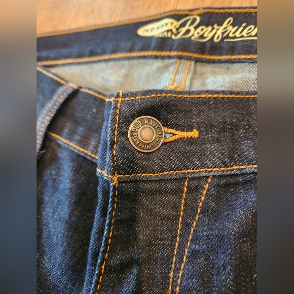 NWT Old Navy Boyfriend Jeans 10 Long - Picture 6 of 6